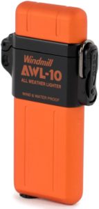 WINDMILL(ウインドミル) ライター AWL-10 ターボ 防水 耐風仕様 オレンジ 307-0044 307-0044｜ウインドミル(WINDMILL)｜着火用ガスライター