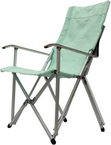 ogawa(オガワ) 折りたたみ椅子 ハイバックチェア コットン ライトグリーン