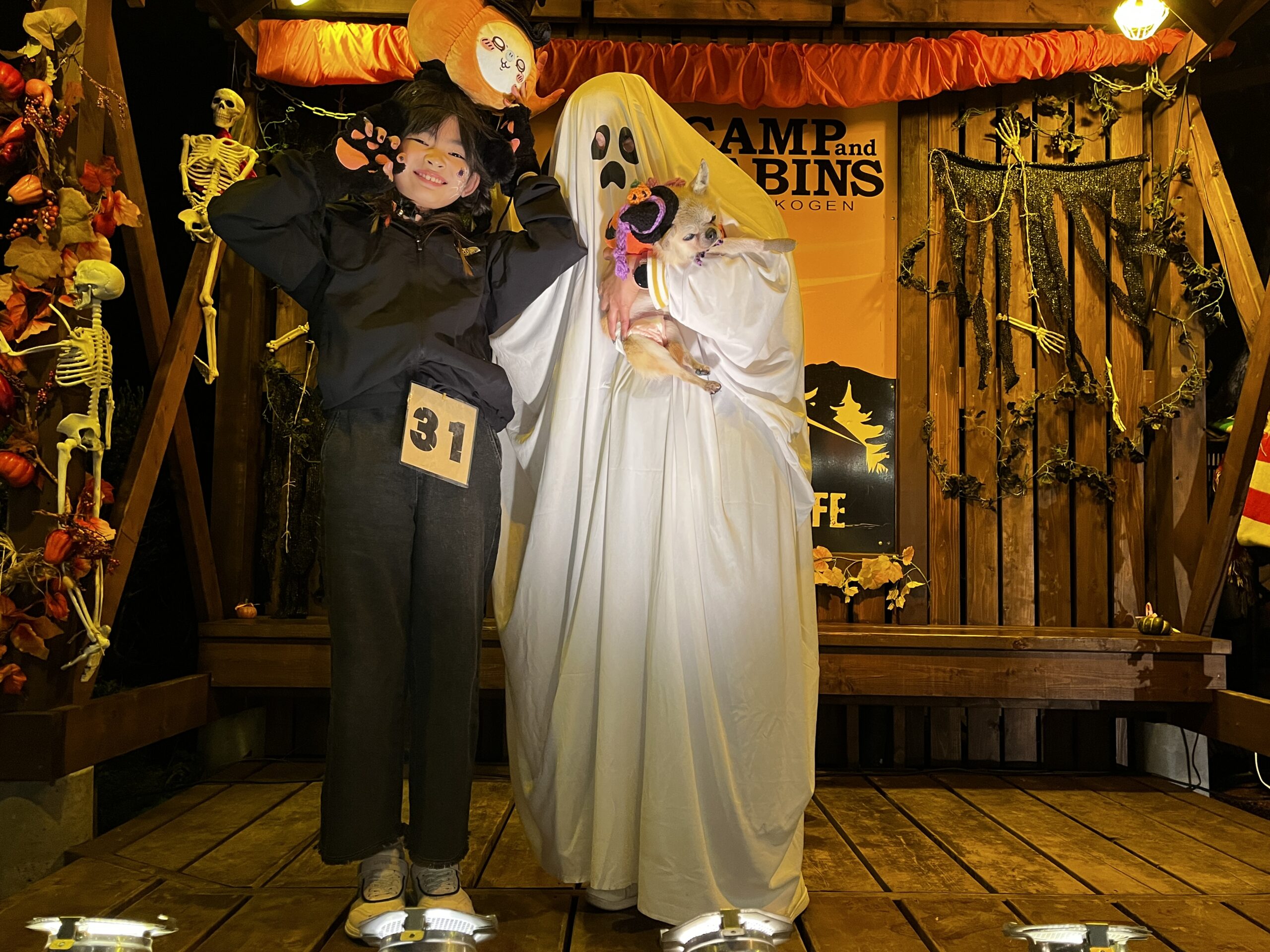 カボチャとおばけ