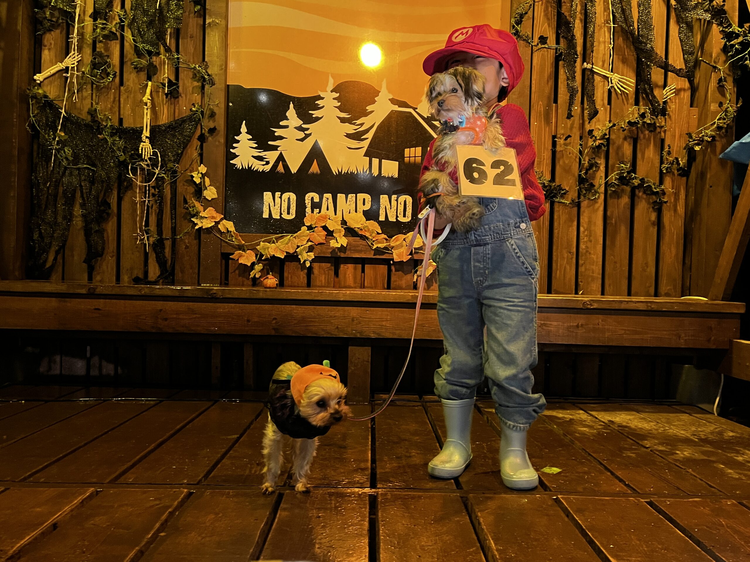 お兄ちゃんマリオと初めてのハロウィンおさんぽ