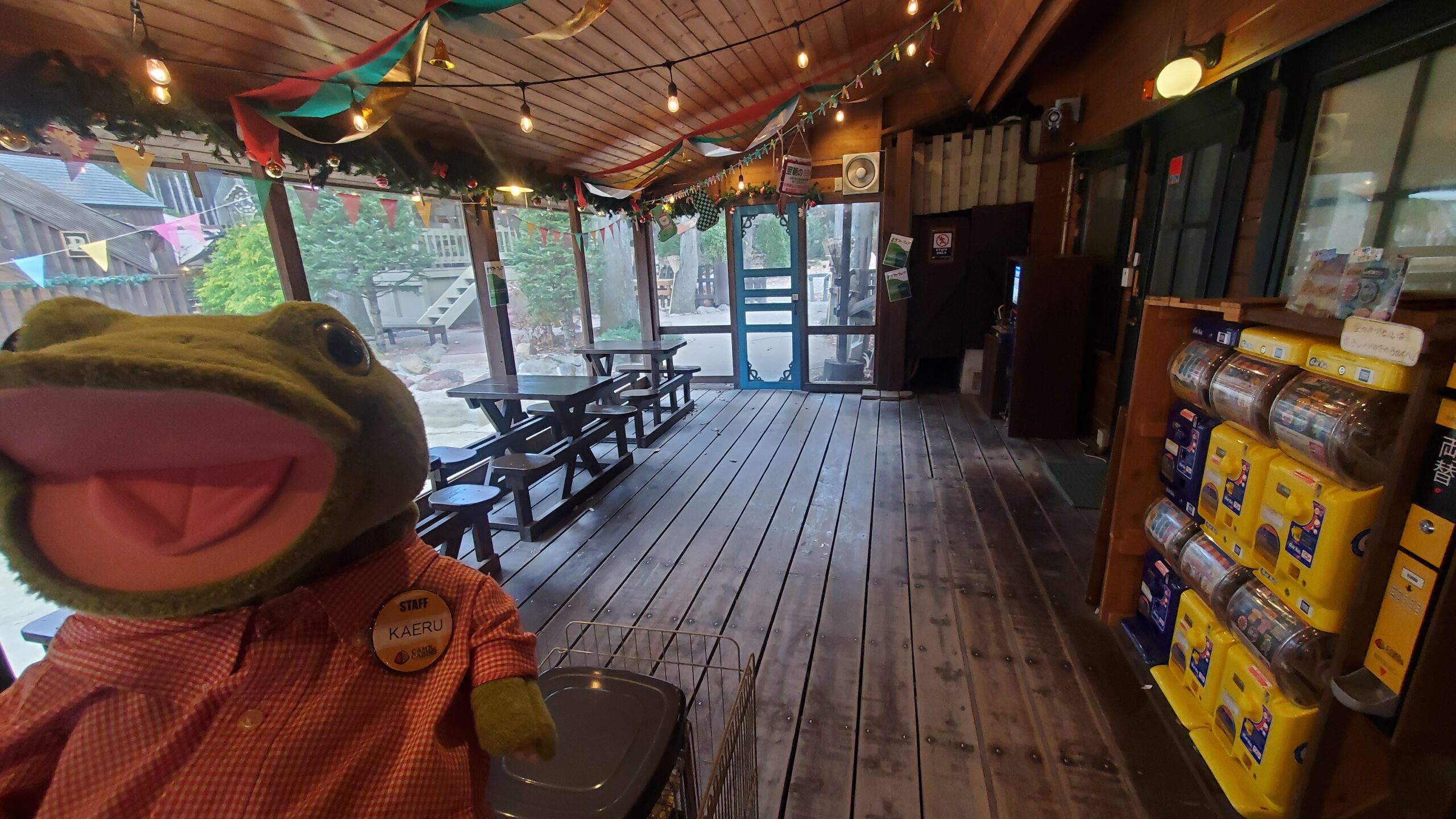 キャンプ場冬支度