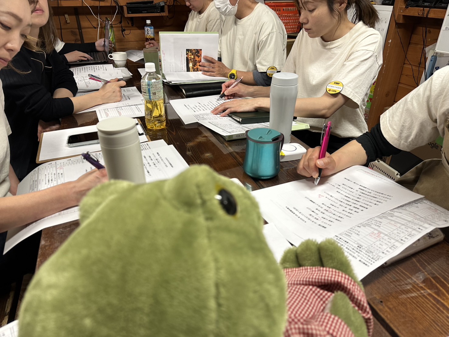 ミーティングをしたよ♪