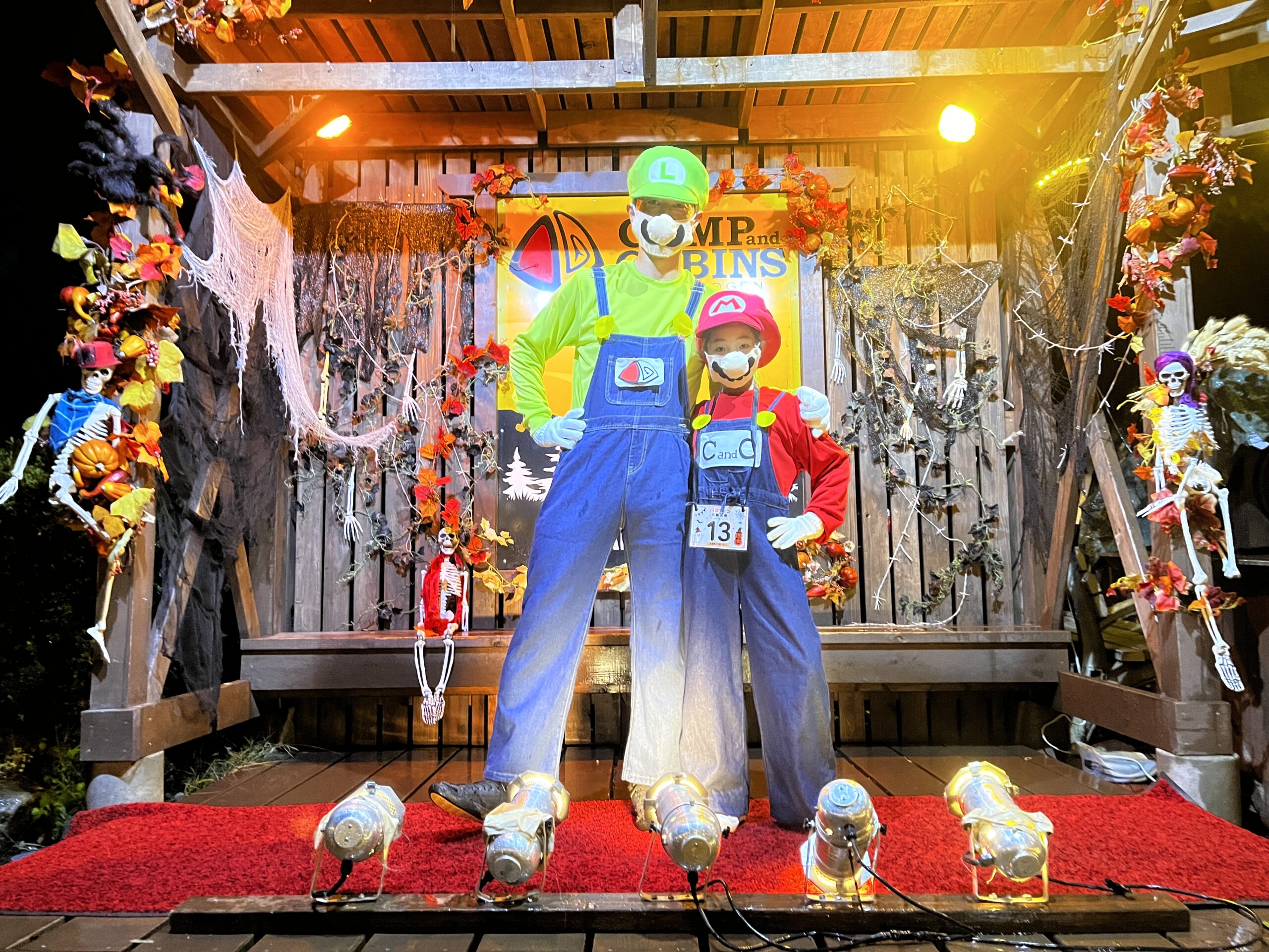CandCにたどりついたマリオとルイージ