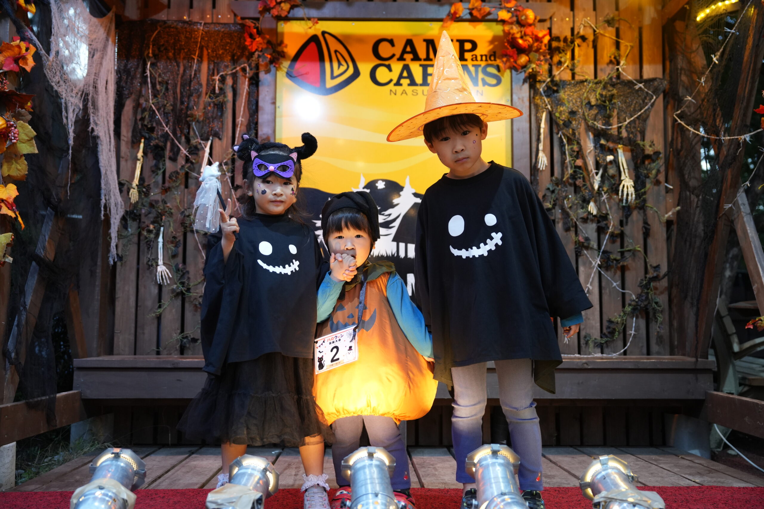 ハロウィンおばけ3きょうだい