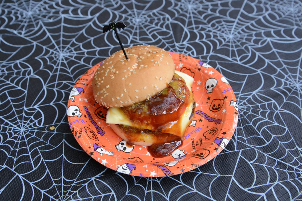 【Camp Halloween】ハロウィンバーガー作り