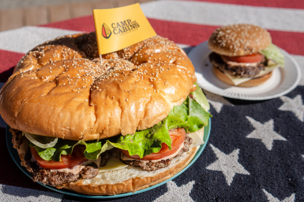 直径22cm！夢のビックハンバーガー作り